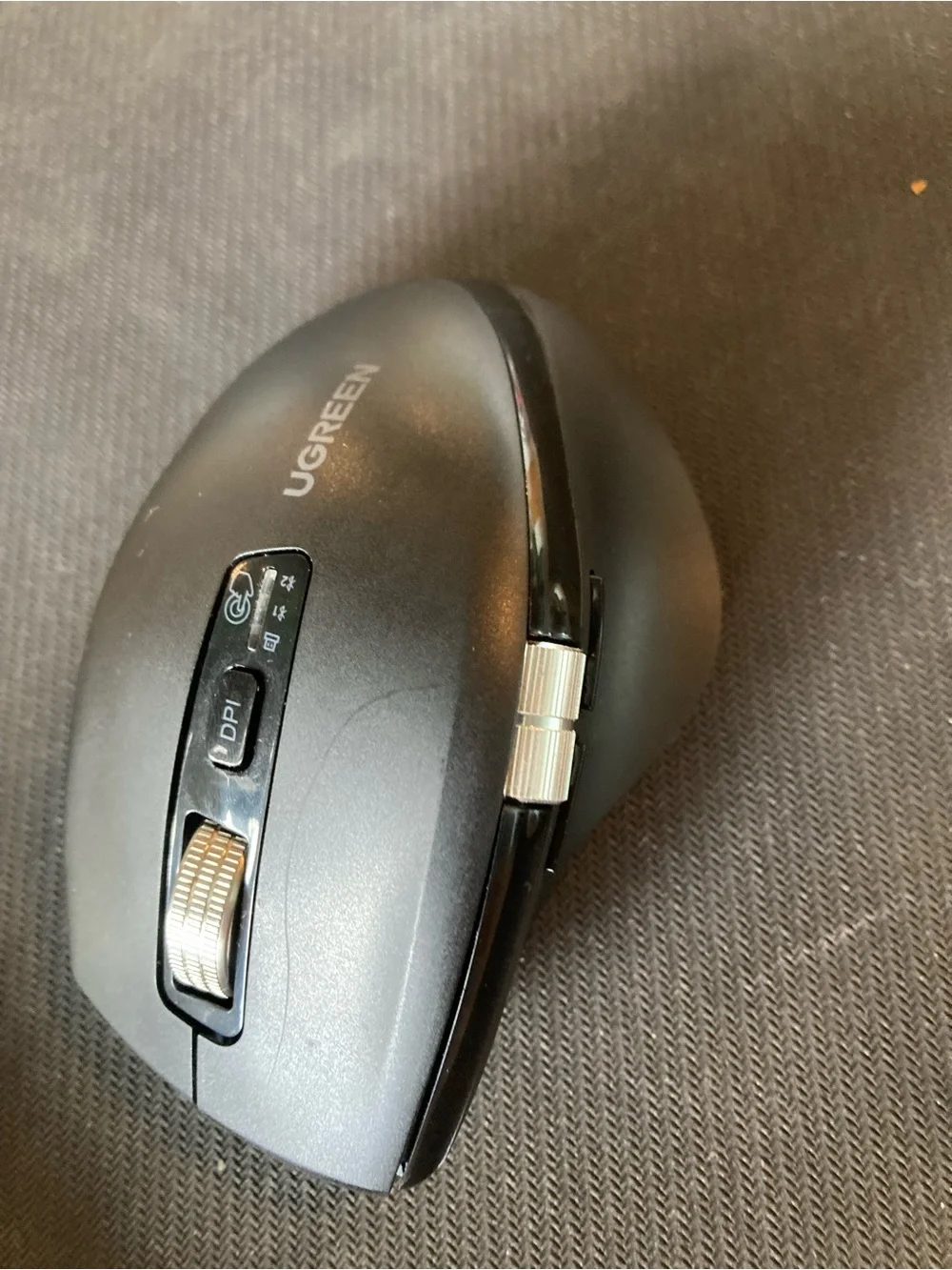 Wireless Ergonomic Mouse — Black